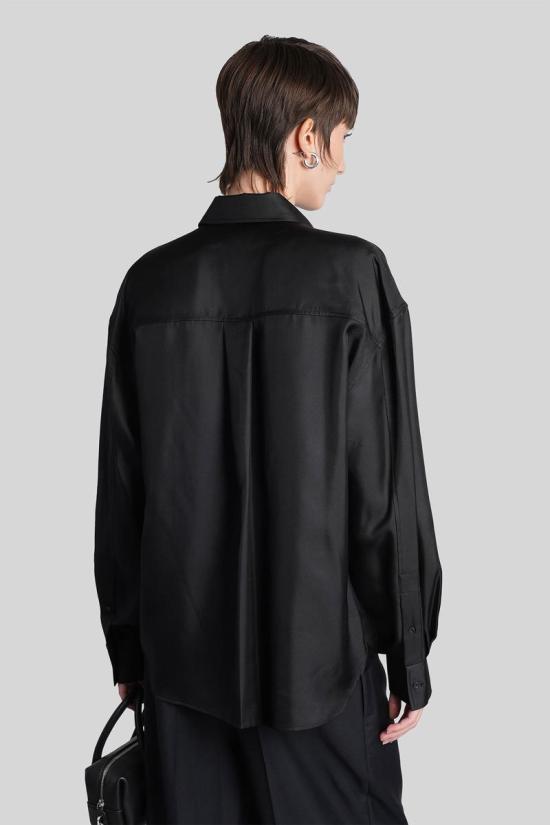 25FW 알렉산더 왕 셔츠 429371 1WC4251152 Black - ALEXANDER WANG