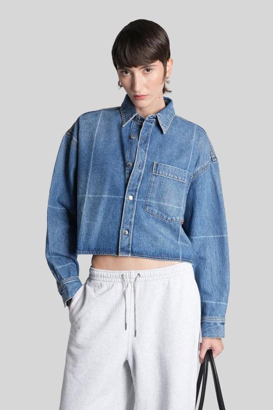 25FW 알렉산더 왕 블라우스 429093 4DC4252913 BLUE