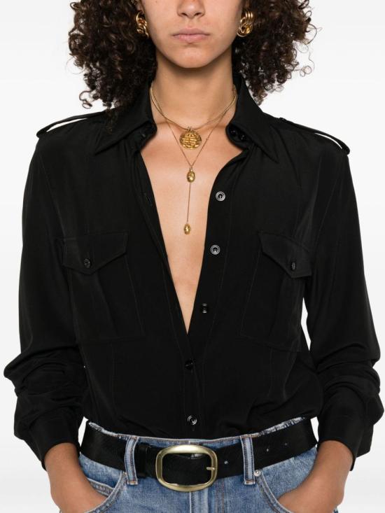 25FW 톰포드 셔츠 CA3310FAX1521LB999 Black - TOMFORD