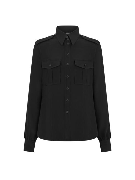 25FW 톰포드 셔츠 CA3310FAX1521LB999 Black