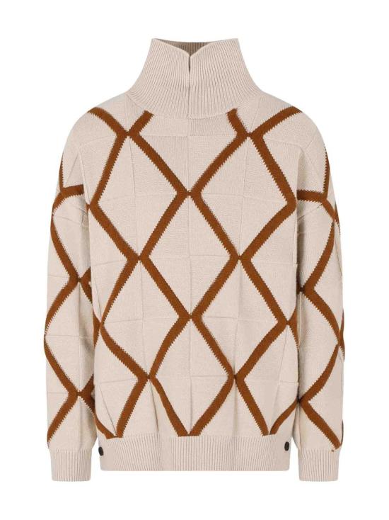 25FW 엠포리오 아르마니 집업 니트 EM004130AF21496F6168 Beige