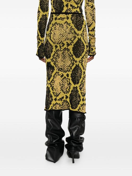 25FW 디 아티코 스커트 251WCS00283KCC004AA227 YELLOW - THE ATTICO