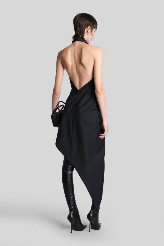 25FW 알렉산더 왕 롱 원피스 429382 1WC4256873 Black - ALEXANDER WANG