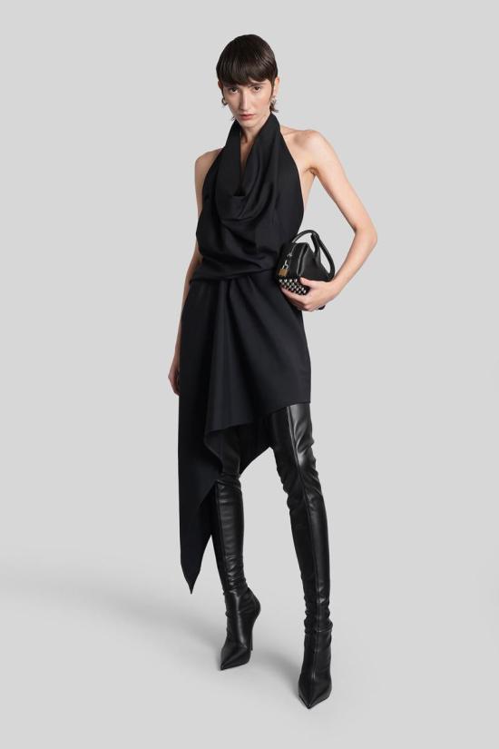 25FW 알렉산더 왕 롱 원피스 429382 1WC4256873 Black - ALEXANDER WANG