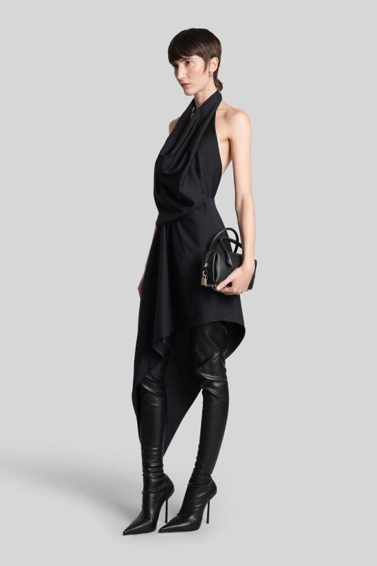 25FW 알렉산더 왕 롱 원피스 429382 1WC4256873 Black - ALEXANDER WANG