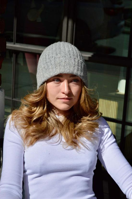  얼루드 비니 알루드 캐시미어 니트 비니 - ALLUDE