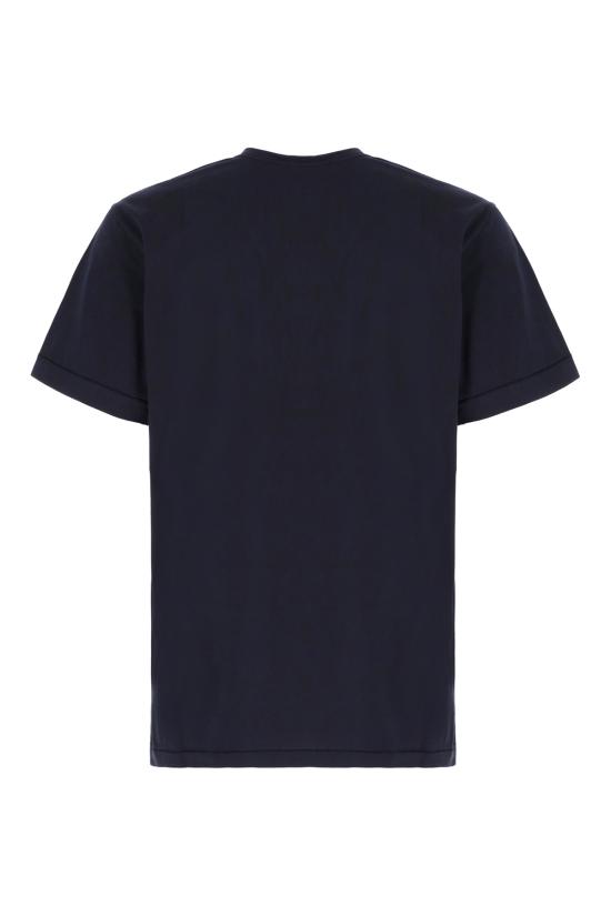 26FW 스톤 아일랜드 60/2 컴퍼스 패치 코튼 저지 슬림 핏 티셔츠 S152100027S0013 V0020 NAVY BLUE - STONE ISLAND