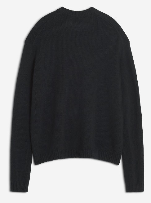 25FW 메종키츠네 드레스드 폭스 인타르시아 울 스웨터 PM00806KH0002 P199 BLACK - MAISON KITSUNE