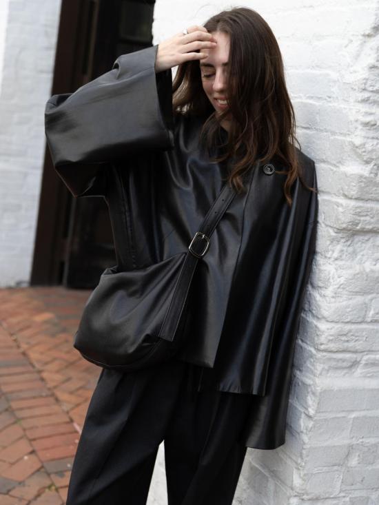  로데브예 자켓 Rodebjer Cleo 재킷 재활용 가죽