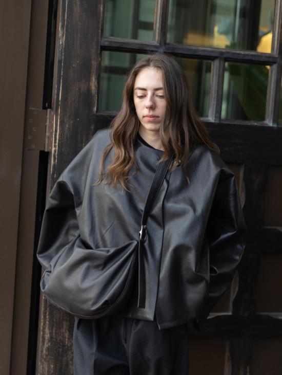  로데브예 자켓 Rodebjer Cleo 재킷 재활용 가죽 - RODEBJER