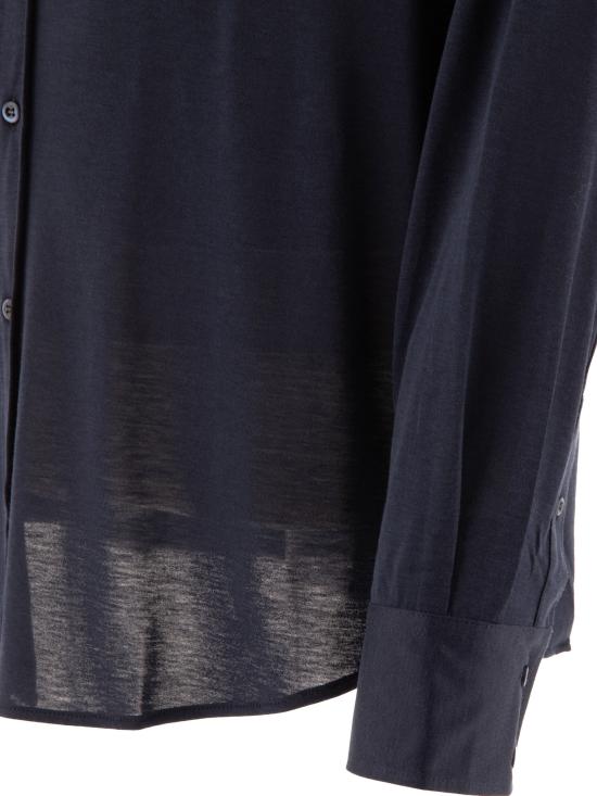 25FW 브루넬로 쿠치넬리 긴팔 셔츠 MH8366686C6134 Blue - BRUNELLO CUCINELLI