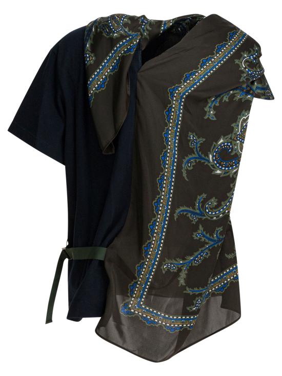 25FW 사카이 탑 25 08148212 Blue - SACAI