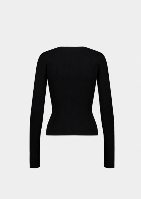  SAEMDI 블라우스 샘디 디컨스트럭티드 리브 탑 - OTHER BRANDS