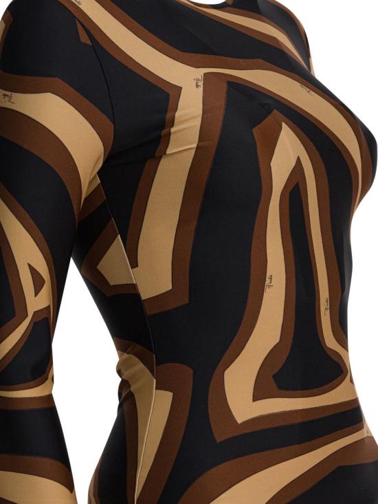 25FW 푸찌 미디 원피스 5UJG655U745049 Black - PUCCI