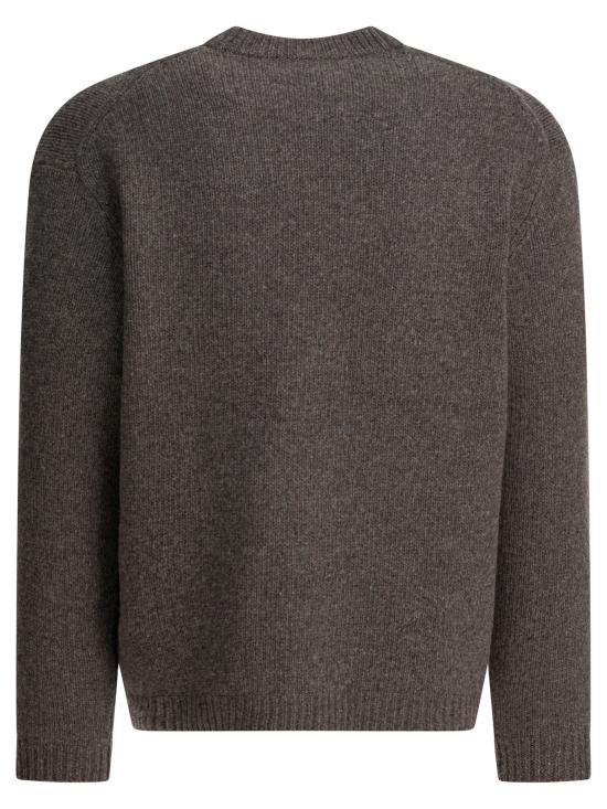 25FW 메종키츠네 드레스드 폭스 인타르시아 울 스웨터 PM00806KH0002H170 Grey - MAISON KITSUNE