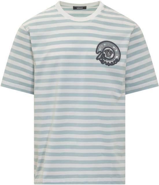  베르사체 폴로 티셔츠 10133021A098732WK90 BLUE - VERSACE