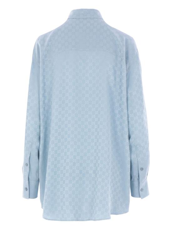 25FW 구찌 모노그램 셔츠 837168 Z7ATQ4141 AQUEOUS - GUCCI