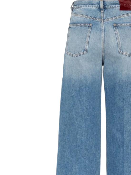 25FW 구찌 와이드 레그 데님 팬츠 816971 XDC7S4009 Blue - GUCCI