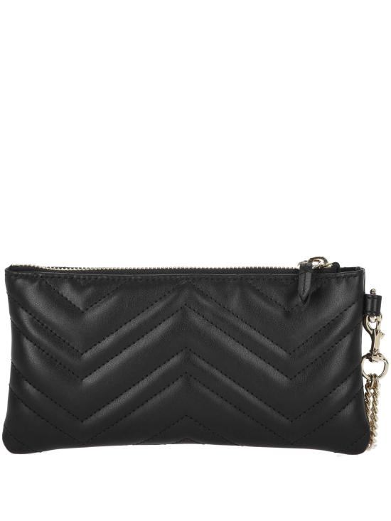 25FW 구찌 GG 마몽 스몰 체인 파우치 837744 AAET81000 Black - GUCCI