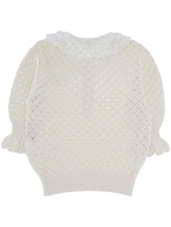 25FW 끌로에 스웨터 25AMP47590 107 Milk - CHLOE