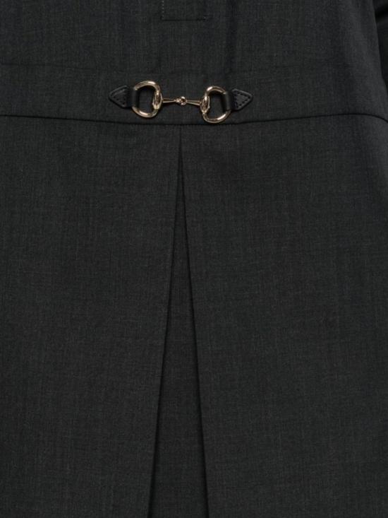 25FW 구찌 홀스빗 울 드레스 836243 Z8B121054 ARDESIA GREY - GUCCI