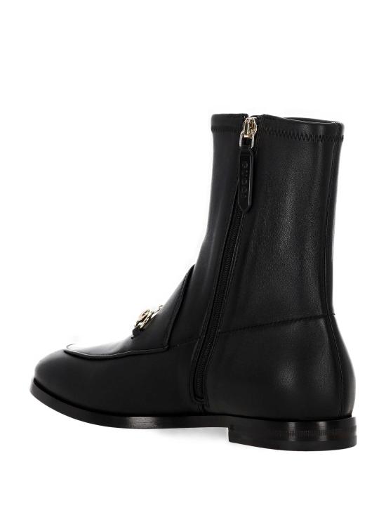 25FW 구찌 조던 가죽 앵클 부츠 831013 AADP31000 Black - GUCCI