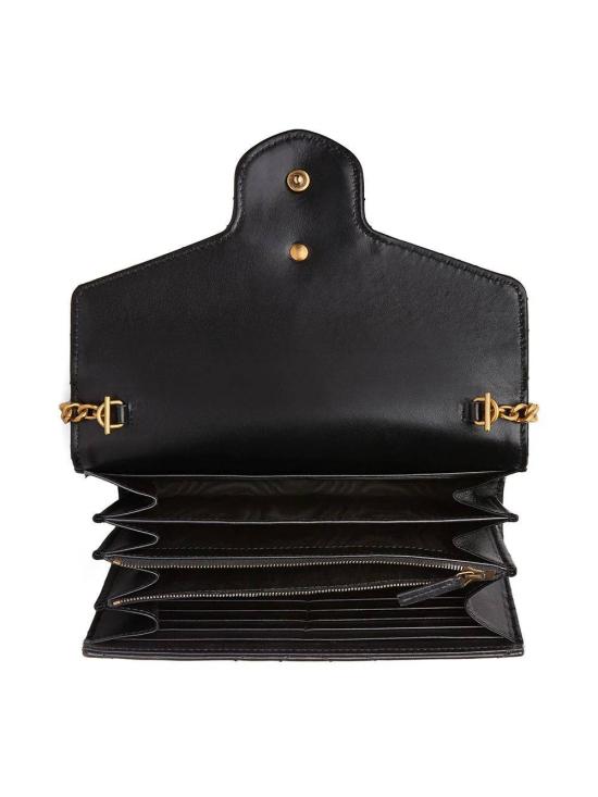 25FW 구찌 GG 마몽 마틀라세 미니백 474575 DTD1T1000 Black - GUCCI