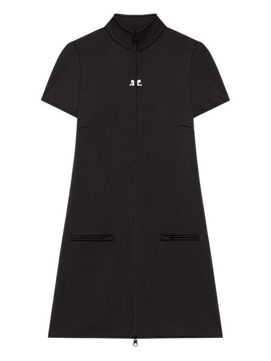 25FW 쿠레쥬 미디 원피스 325JRO686JS0250 9999 Black