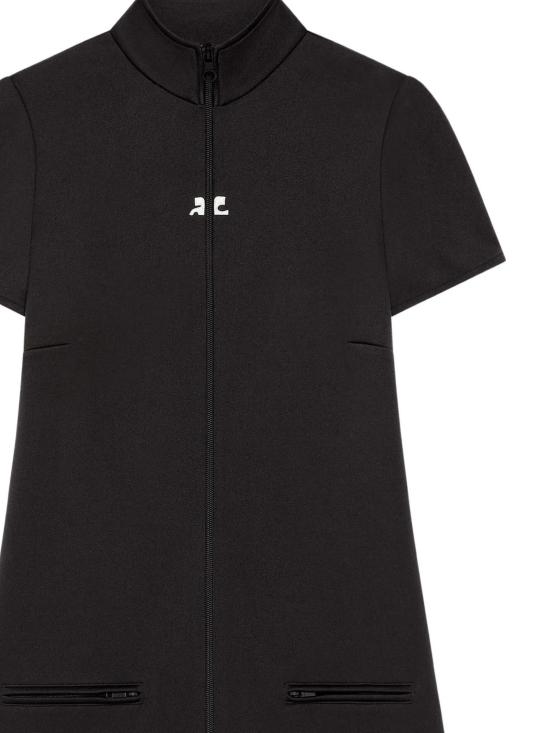 25FW 쿠레쥬 미디 원피스 325JRO686JS0250 9999 Black - COURREGES