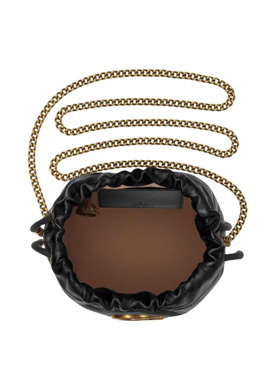 25FW 구찌 GG 마몽 마틀라세 미니 버킷백 575163 DTDRT1000 Black - GUCCI