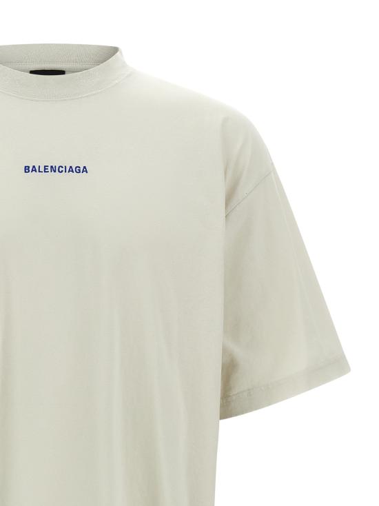 25FW 발렌시아가 백 티셔츠 미디움 핏 764235TSVO98016 - BALENCIAGA