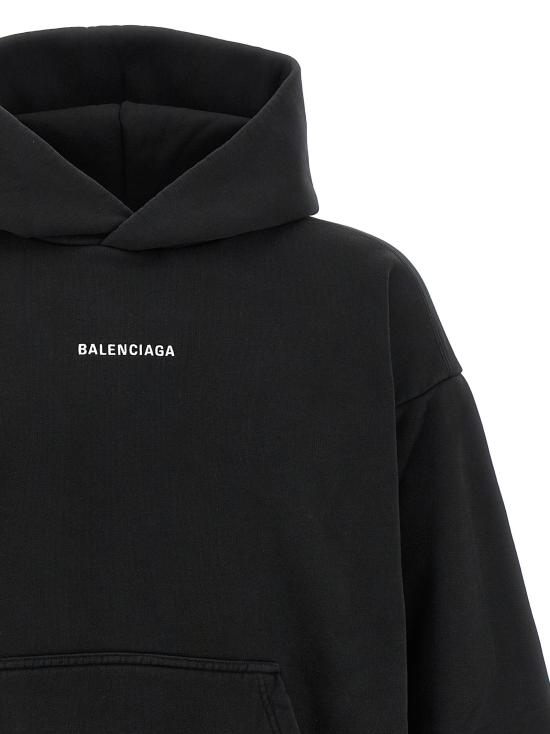 25FW 발렌시아가 미디엄 핏 후드 티셔츠 767877TRVJ31569 - BALENCIAGA
