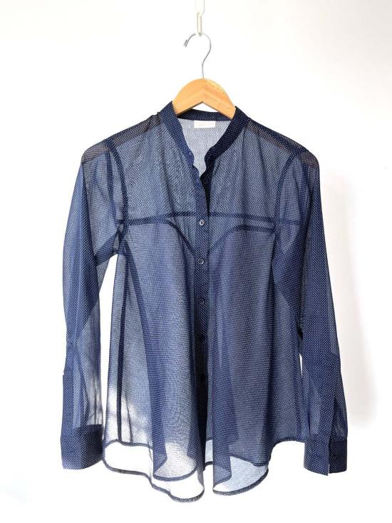  Heather Harlan 블라우스 헤더 할런 시스루 도트 - OTHER BRANDS