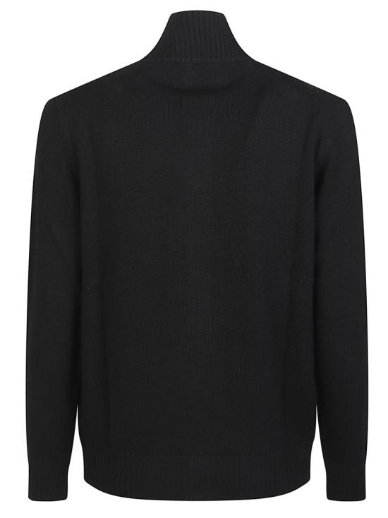 25FW 발렌타인 집업 니트 B2K036 7W071 Black - BALLANTYNE