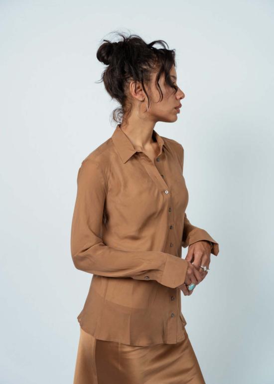  Brazeau Tricot 블라우스 Brazeau 트리코 릴 프린스  체스트넛 - OTHER BRANDS