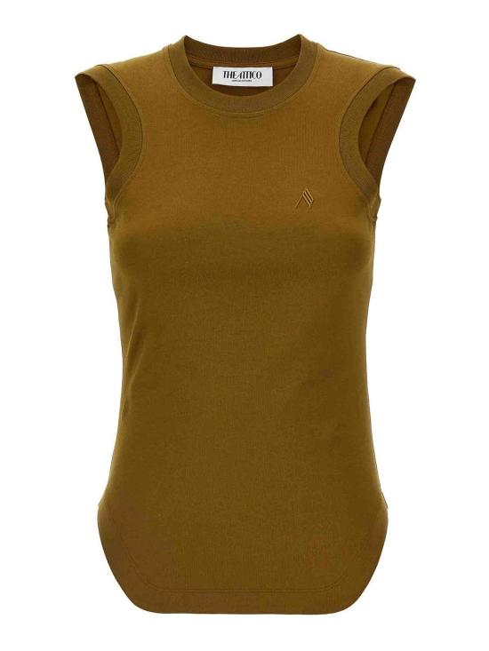  디 아티코 민소매 티셔츠 251WCN00003081 Green