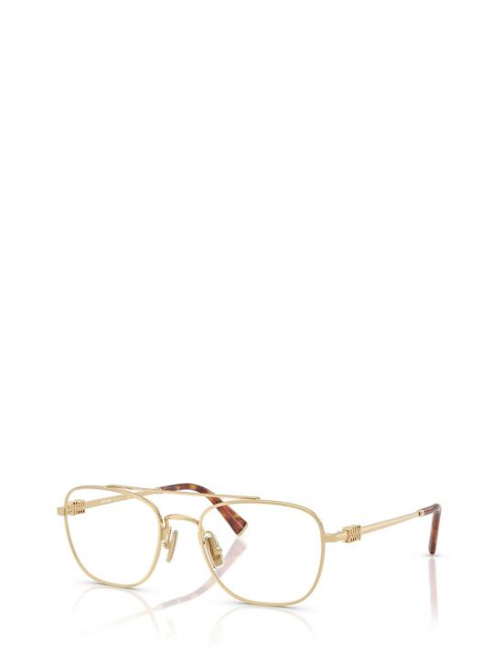 25FW 미우미우 안경 00 538201274 MU 51WV 5AK1O1 GOLD - MIU MIU