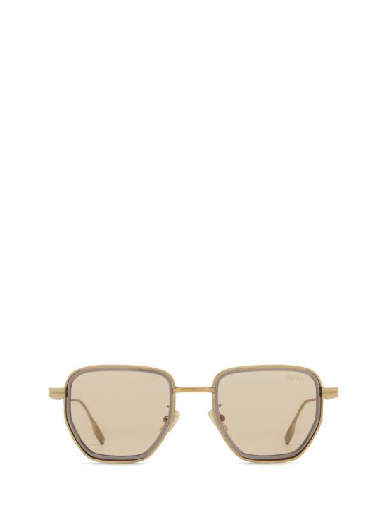 25FW 에르메네질도제냐 안경 00 538208415 EZ0256 35E MATTE LIGHT BRONZE