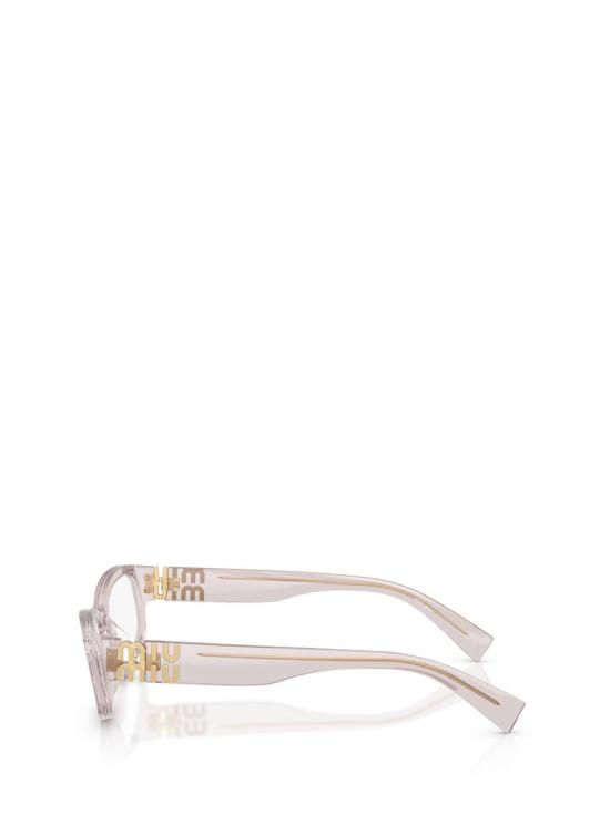 25FW 미우미우 안경 00 538222612 MU 04YV 12W1O1 MAUVE TRANSPARENT - MIU MIU