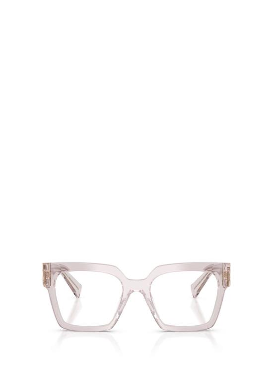 25FW 미우미우 안경 00 538222611 MU 04UV 12W1O1 TRANSPARENT MAUVE