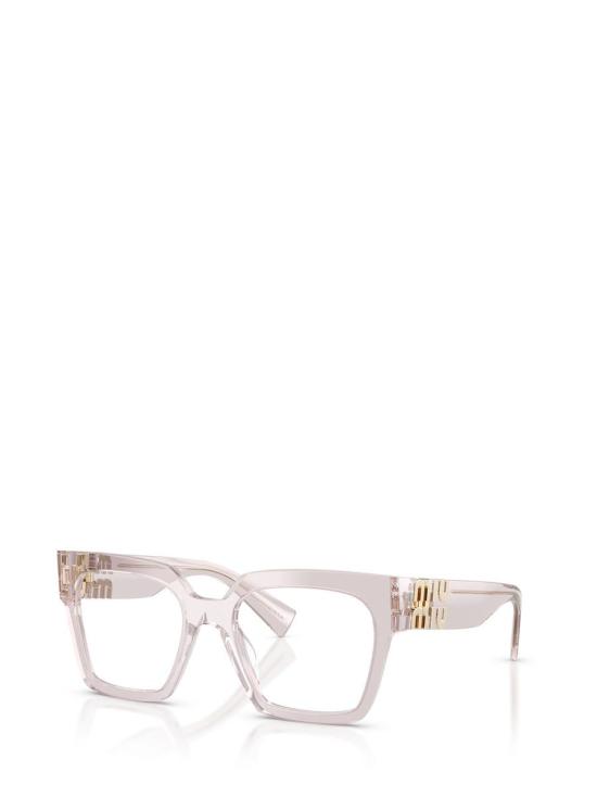 25FW 미우미우 안경 00 538222611 MU 04UV 12W1O1 TRANSPARENT MAUVE - MIU MIU