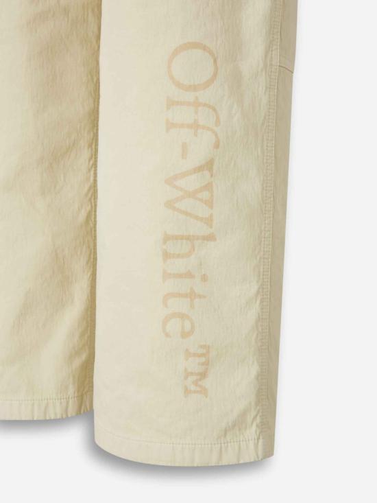 25FW 오프화이트 숏팬츠 MCF04EF5F001 276FROZEN DEW FRO Beige - OFF WHITE