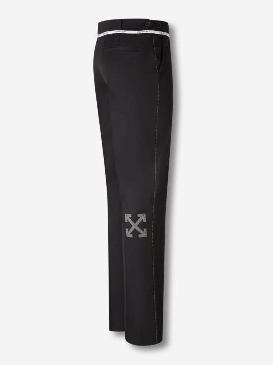 25FW 오프화이트 숏팬츠 MCO03BF5F002 014BKLACK WHITE Black - OFF WHITE