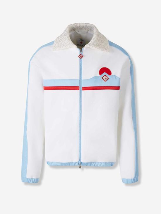 25FW 카사블랑카 봄버 자켓 JTP 400 01 EX WHITE