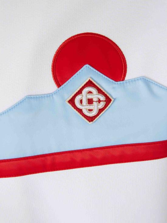 25FW 카사블랑카 봄버 자켓 JTP 400 01 EX WHITE - CASABLANCA