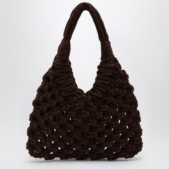 25FW 히보우라마 숄더백 VANNIFIQUEBIGVEL R HIBOA CH BROWN