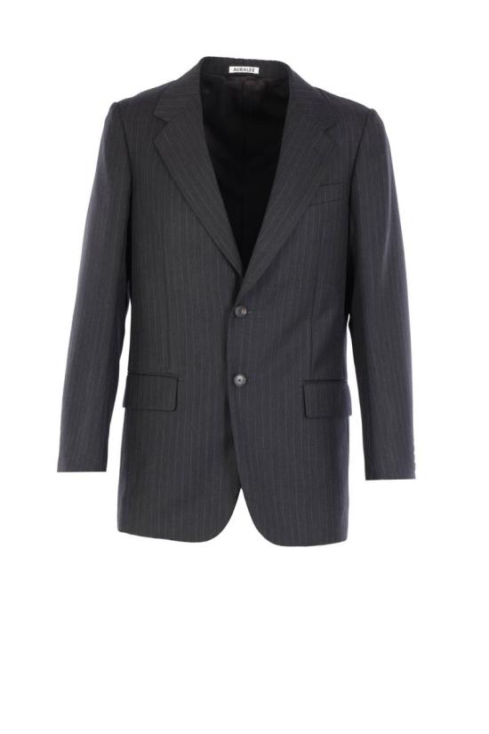25FW 오라리 수트 자켓 A25AJ01BSCHARCOALNAVYSTRIPE CHARCOAL NAVY STRIPE