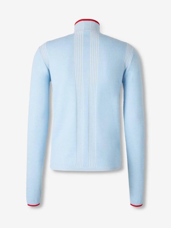 25FW 카사블랑카 스웨터 KW 1053 01 EX BLUE - CASABLANCA