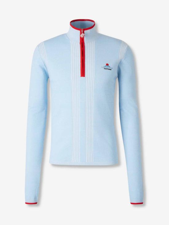 25FW 카사블랑카 스웨터 KW 1053 01 EX BLUE