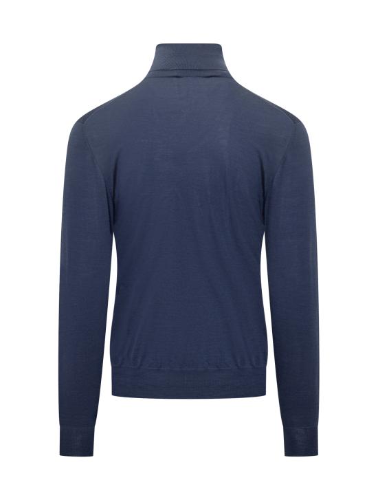 25FW 필리포 드 로렌티스 터틀넥 DV1MLLSC18R 880 BLU APERTO - FILIPPO DE LAURENTIIS